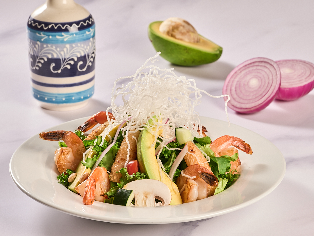 Ensalada de Langostinos y Calamares